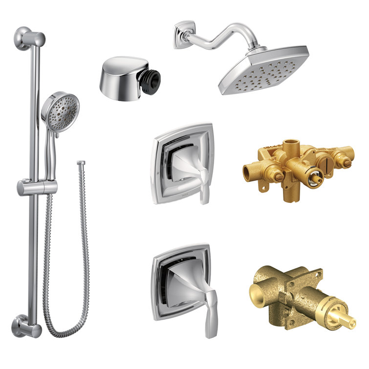 Moen Voss Volume Control Complete Shower System with Roughin Valve